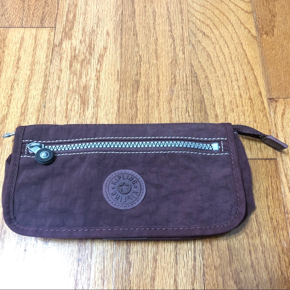 Authentic Kipling burgundy/dark purple wallet!